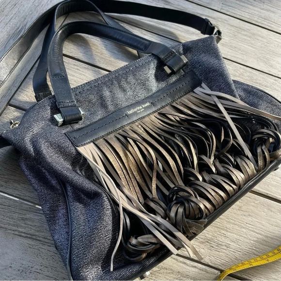 Katherine Kwei New York Eternity Knot Satchel Bag - Picture 9 of 14